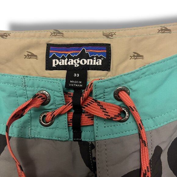 Patagonia Board Shorts Mens 33 7" - Picture 2 of 7